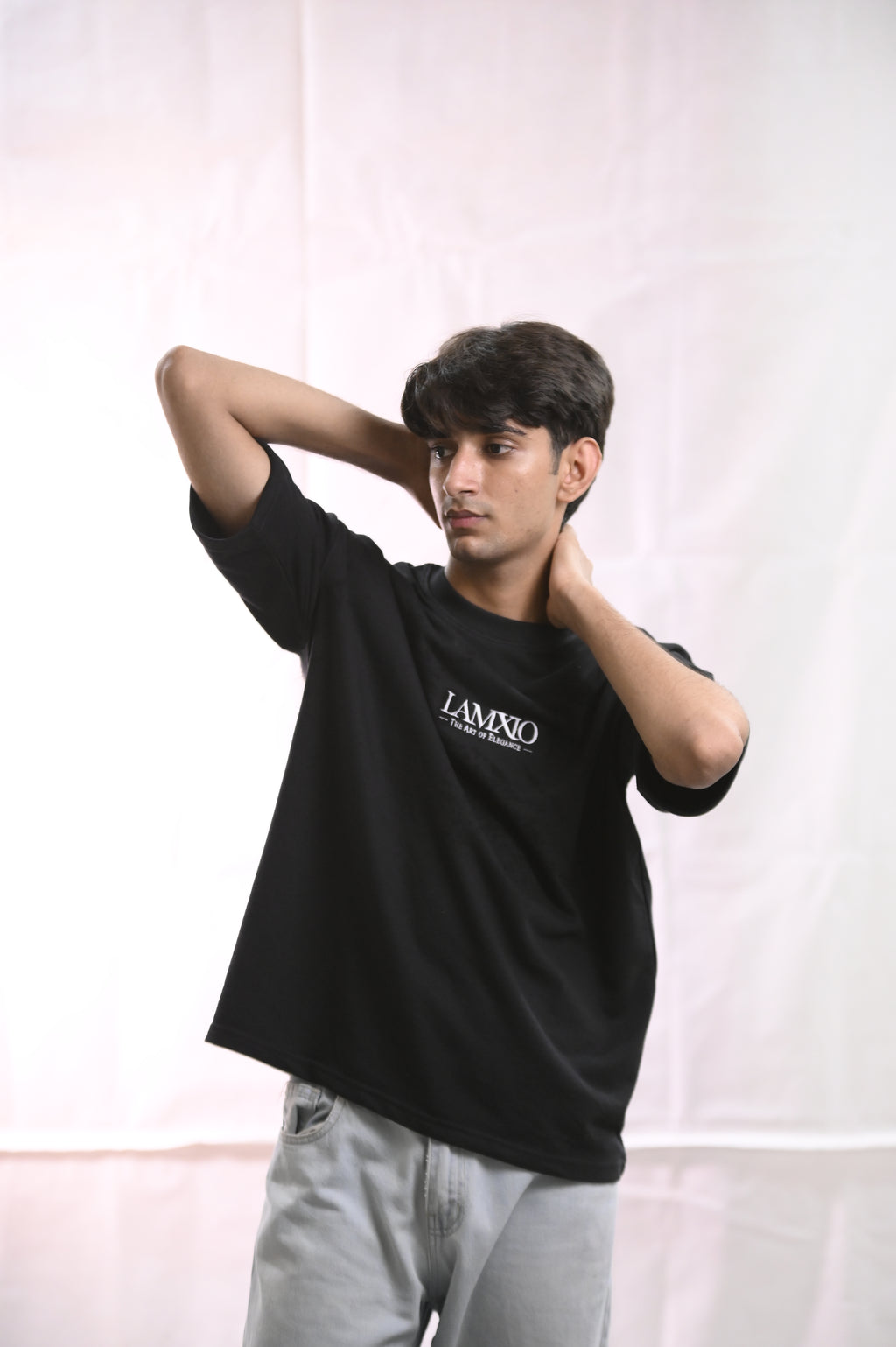 Baki Black Oversize DropShouder Tshirt