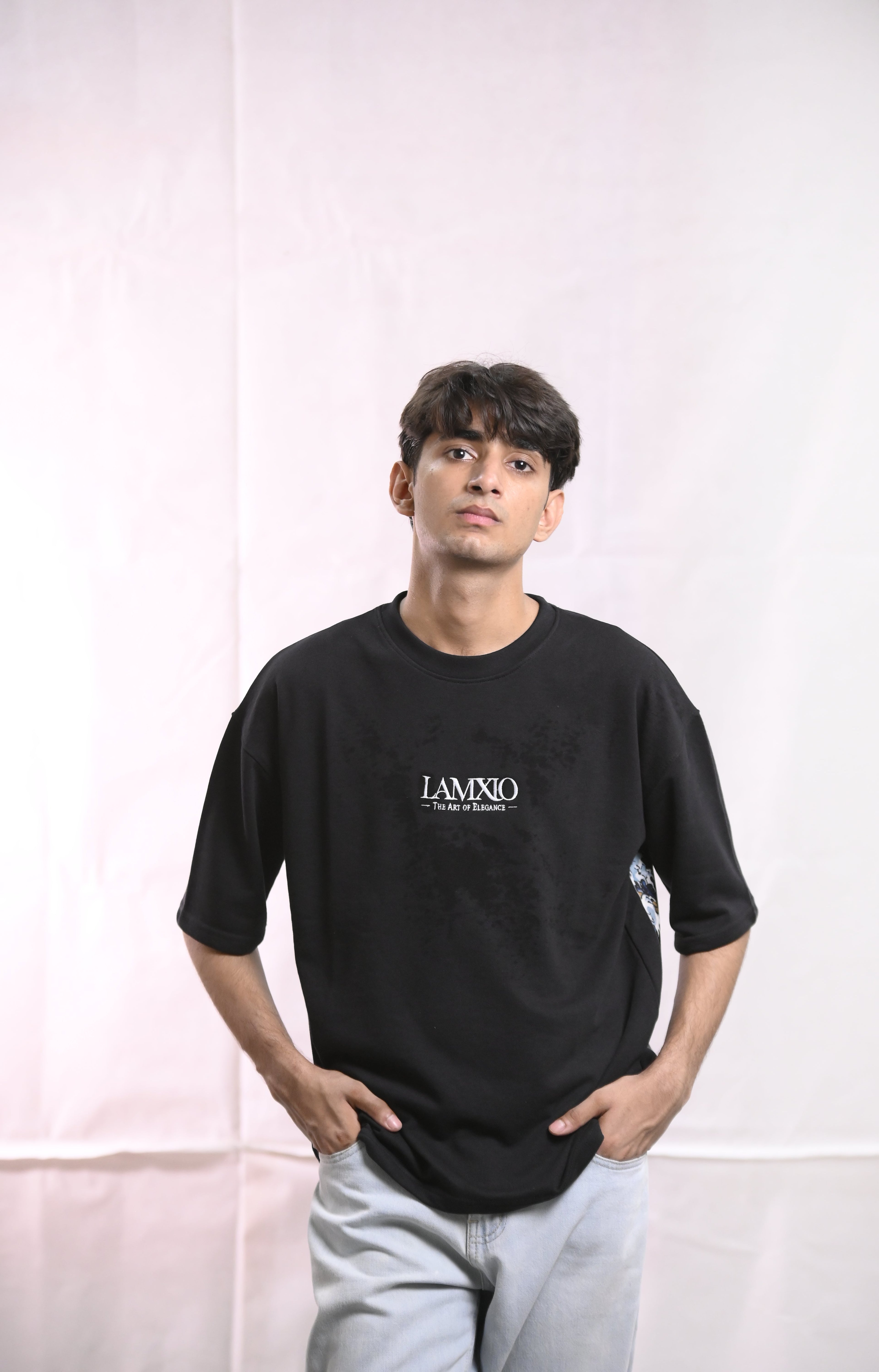 Baki Black Oversize DropShouder Tshirt