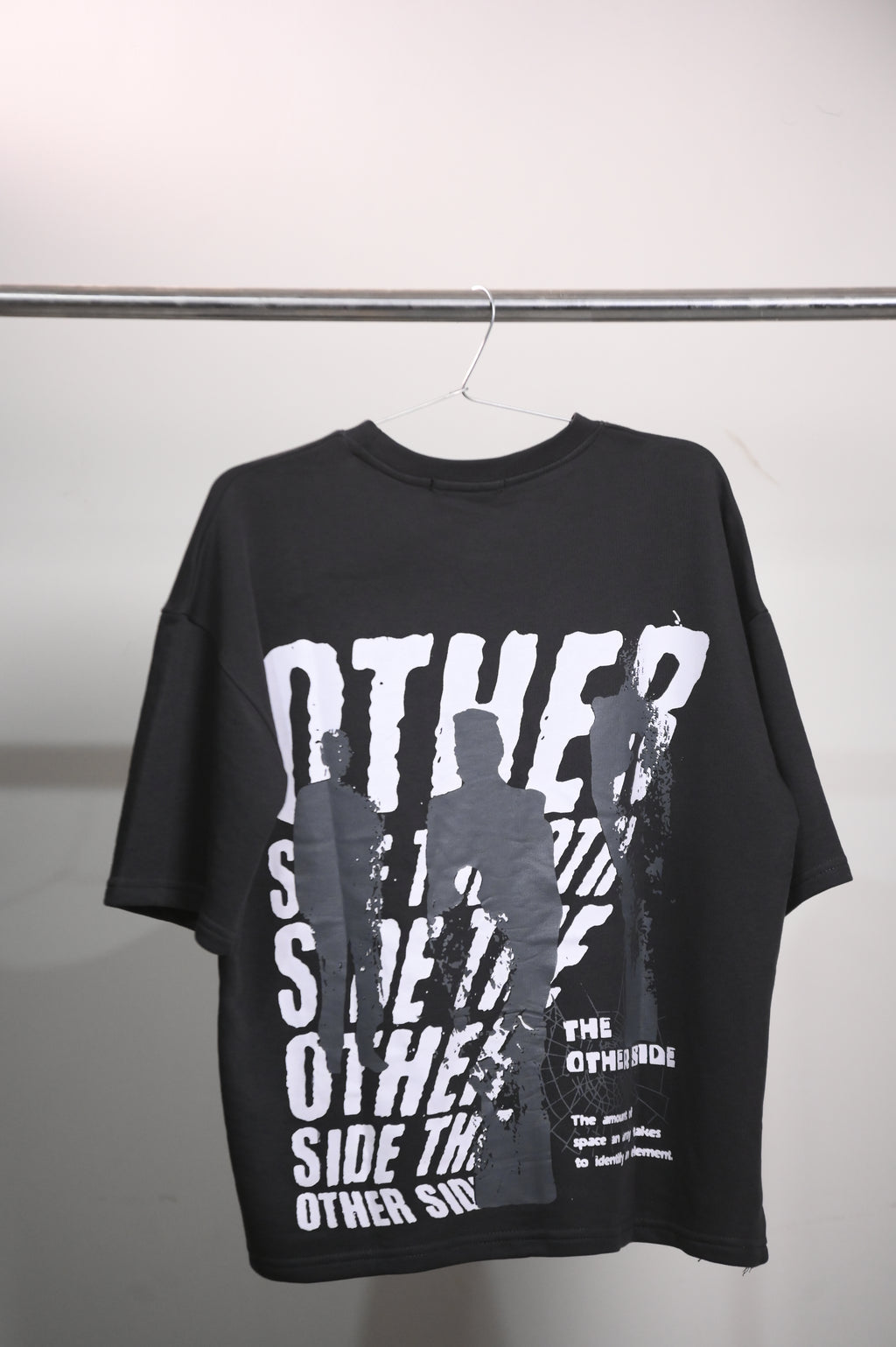 Street Gray Oversize DropShoulder Tshirt